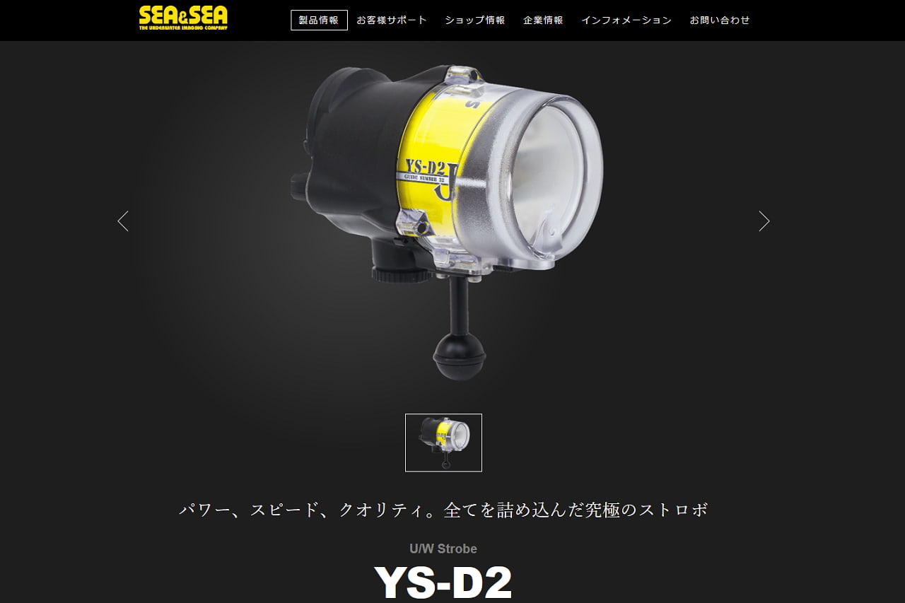 YS-D2 ダイビングストロボ SEA &SEA-