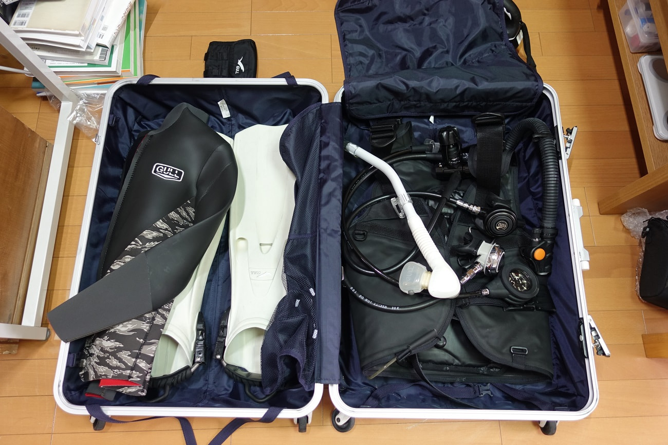 ダイビングのスーツケース｜おすすめ5選と大きさや容量など | 部長の 