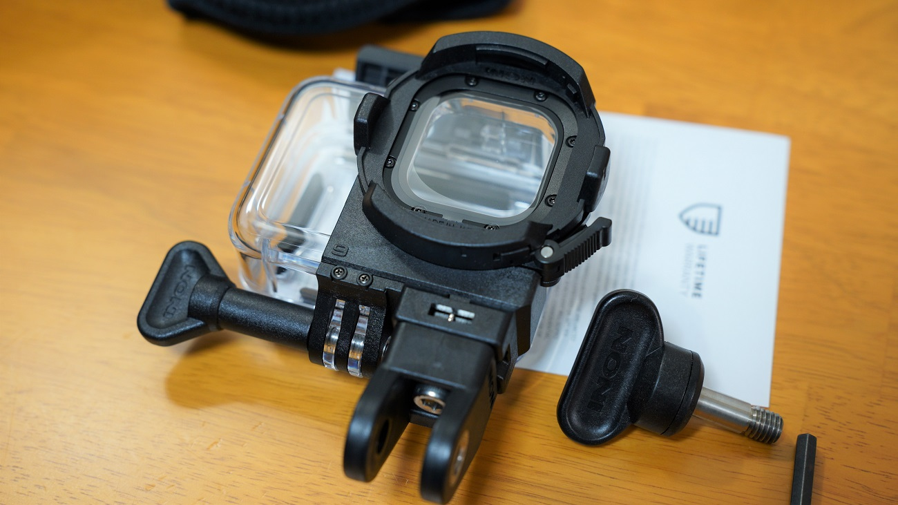 GoProにINONのレンズを装着するマウント SDフロントマスク | 部長の